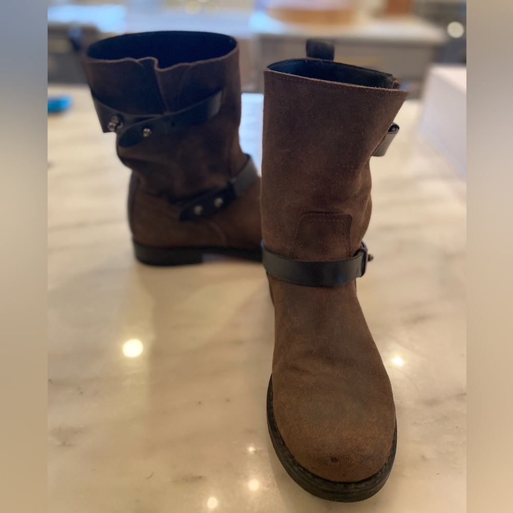 Rag & Bone Brown Combat Boots